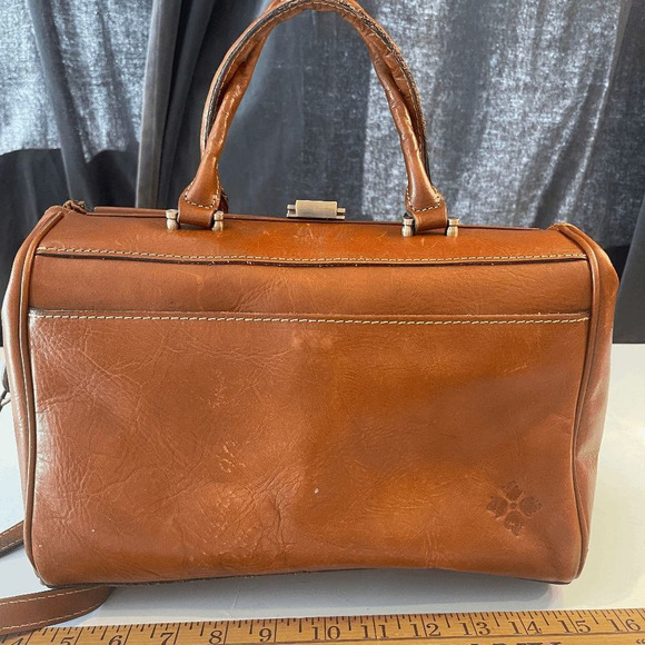 Patricia Nash Large Nieve Brown Frame Clasp Purse - Picture 9 of 9